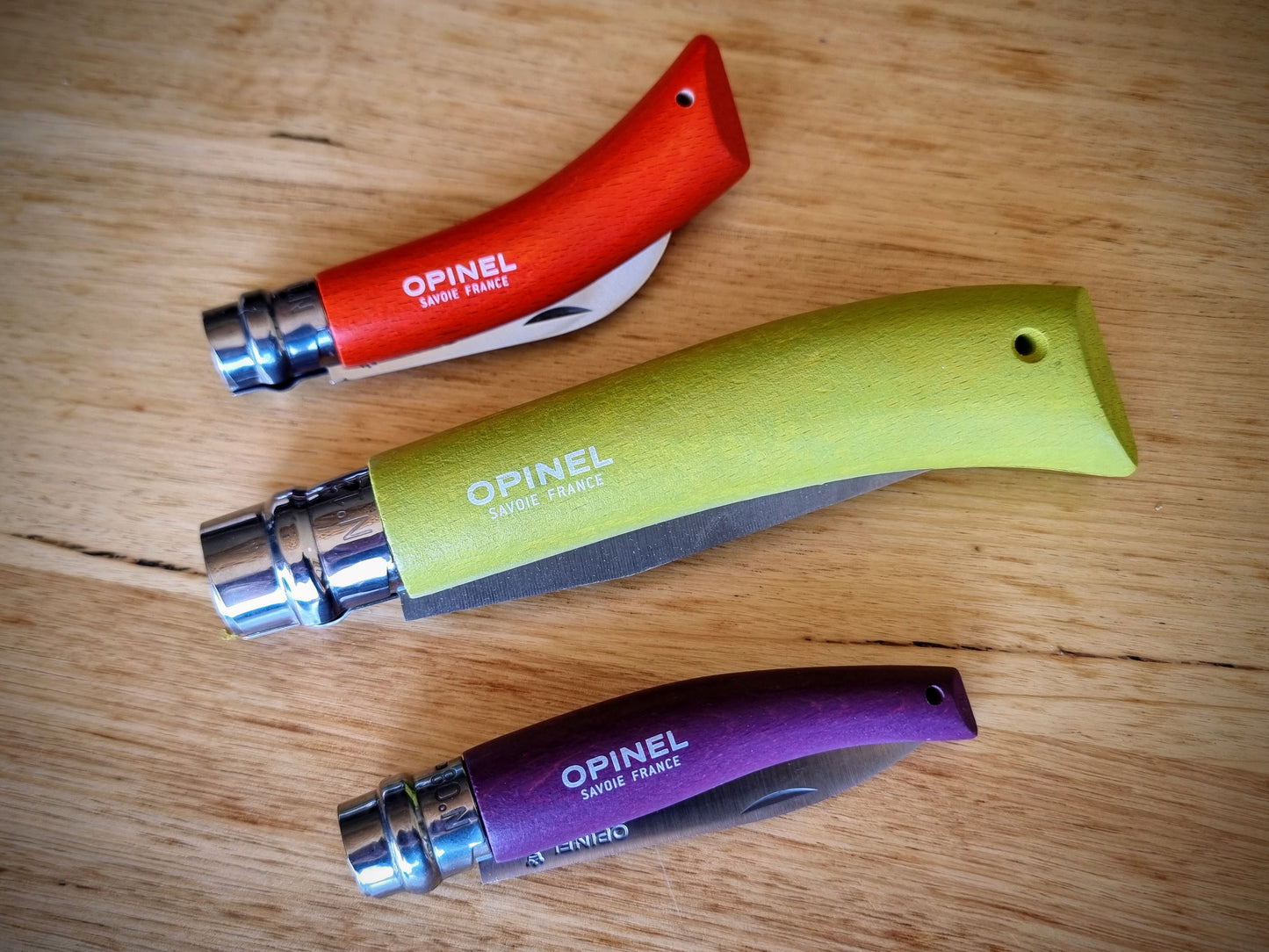 Opinel Gardener's Coloured 3PC Set